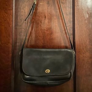 Vintage black Coach Crossbody